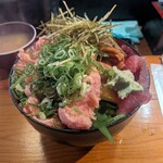 遊喜や - 料理写真:ネギトロ丼ごはん少し多め