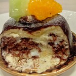 パティスリー・ディラン - ショコラチーズケーキ(？)の断面