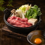 新和食料理・創作居酒屋 七つの月の夢 - すき焼き