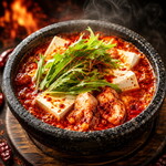 新和食料理・創作居酒屋 七つの月の夢 - とうふ溶岩鍋