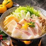 新和食料理・創作居酒屋 七つの月の夢 - 鯛の柚子鍋