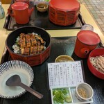 比叡山麓 鶴喜そば - 料理写真:ひつまぶしにも蕎麦付いてます