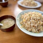 一楽ラーメン - やきめし（大）はラーメンスープ付き！