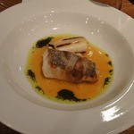 マルゲリータ - パンチェッタを巻いた鮮魚のロースト