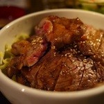 大ど根性ホルモン - ミディアムのサーロインは美味しいょ。