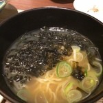 大月ホテル和風館 - 塩ラーメン（金目鯛の出汁で）