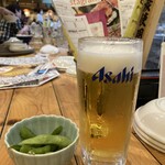 海鮮うまいもんや 浜海道 - 生ビール600円　　角ハイボール240円、レモンサワー240円（半額）