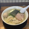 伊達屋 - 塩雲呑麺、煮卵、バタートッピング