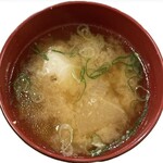 魚河岸酒場 駅キタ浜けん - 味噌汁