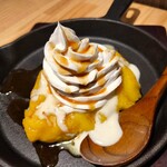 仙台牛タンと釜飯 仙台屋 釜さき - 自家製スイートポテト～バニラアイス添え～