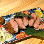 仙台牛タンと釜飯 仙台屋 釜さき - 熟成厚切り芯タンの炭火焼き