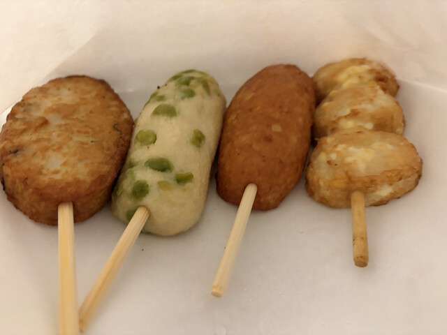 揚げかまぼこ 串 粟野蒲鉾店 串付き手焼き笹蒲鉾ギフト揚げセット 宮城 ご当地グルメ