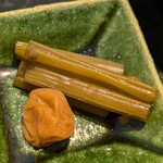 鎌倉 寸草 - 蕗　梅干