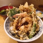 天婦羅いもや - 上天丼1250円
