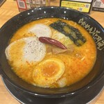 らーめん花月嵐 - 嵐げんこつバリ辛らあめん（味噌）