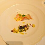 カシータ - 旬野菜のテリーヌと鮮魚のカルパッチョ
