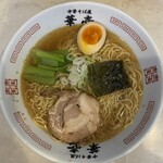 華壱 - 中華そば白たまり850円＋大盛り150円
