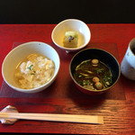 料理旅館　平井亭 - 筍の湯葉あんかけご飯