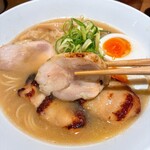 鶏ポタラーメンTHANK - 炙り鶏モモ