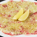 まる良炭火焼肉 - 料理写真:名物ネギ塩タン