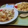 食堂銭屋 - 焼き飯500円と野菜炒め400円