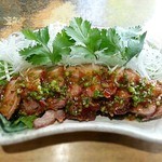 Kushiyaki Gou - 揚げ豚のエスニックソース