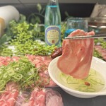 ラムしゃぶ金の目 - 料理写真:
