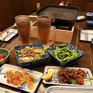 ちょい飲みや宴会にも◎おつまみから〆まで充実の居酒屋メニュー
