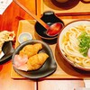 うどん棒 - ちくわ天、いなり寿司、かけうどん