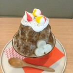 kiki cafe - ほうじ茶かき氷