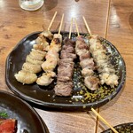 三代目 鳥メロ - 焼き鳥盛り合わせ（塩）
