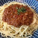 mamemaru+ - このミートソースには美里産の「美里味噌」が使われています♫