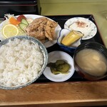 鳥安 - カツオ竜田揚げ定食