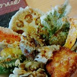 自然食カフェ＆レストラン おひさま - さっくさくの天ぷ～ら～♡