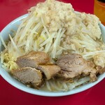 ラーメン二郎 - ヤサイマシ、ニンニクあり、アブラマシ