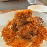 チャイナ食堂 龍福KITCHEN - 鶏唐揚げ金沙マヨネーズ｡