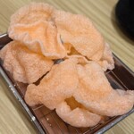 餃子のかっちゃん - 先出し えびせん