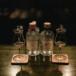 Gin Bar Bluemoon - ③ 京都：東山蒸溜所：SiCX京都EBISU GIN
　キーボタニカル：ヨモギ
④ 京都：東山蒸溜所：SiCX京都 TROPICAL MANGO GIN
　キーボタニカル：マンゴー