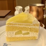 椿屋カフェ - 料理写真:マスクメロンのショートケーキ(ドリンク付き)