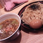 地球の中華そば - 味玉醤油つけそば850円