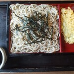 駅南・吾妻庵 - 天ざるそば1100