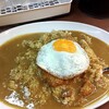 カレーや マドラス - 小カレー、カツ、目玉焼き