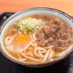 日和製麺 - 料理写真:肉うどん並 ＋ 生たまご☆
