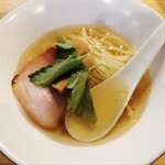 自家製麺 くろ松 - 中華蕎麦竹　白醤油　1200円