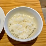 麺や句來夢 - 白ご飯
