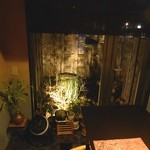 ふじわら - 坪庭があります