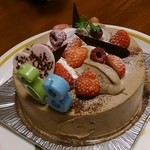 パチシェ ヴォワザン - 生チョコ誕生日ケーキ