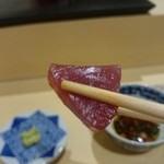 鮨 はしもと - 鰹塩〆。リフト(^-^)/