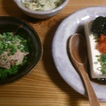 酒徒庵 - 豆腐、なめろう