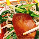 レバニラ中華 満腹 - 